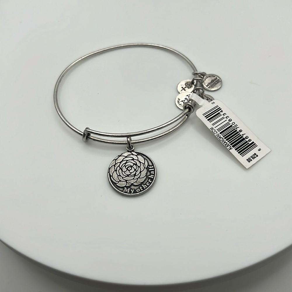 Alex and Ani My Other Half Charm Bangle Bracelet